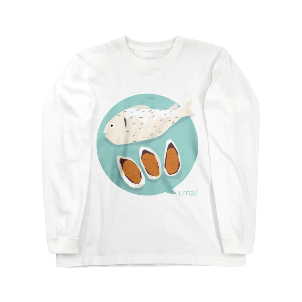 滋賀コレかるた　キャラクターグッズのふなずしさま Long Sleeve T-Shirt