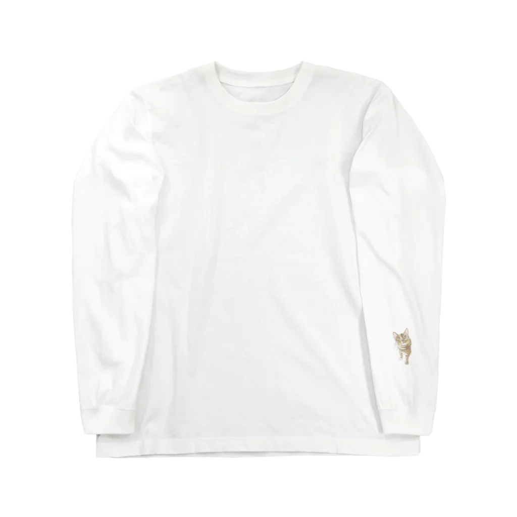 sitter_nicoのベンガル猫のミロ Long Sleeve T-Shirt