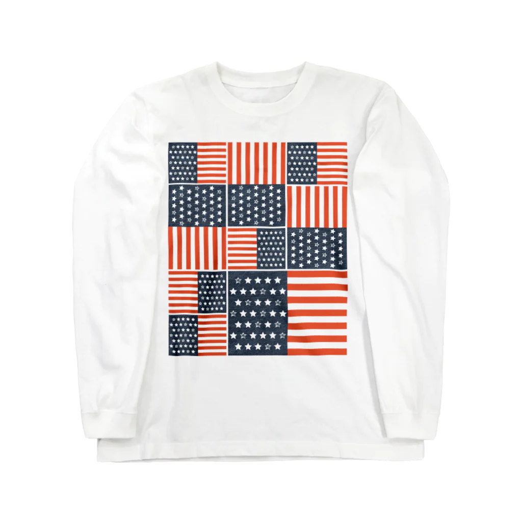YükaCh!ka(ユカチカ)のアメリカン風 Long Sleeve T-Shirt