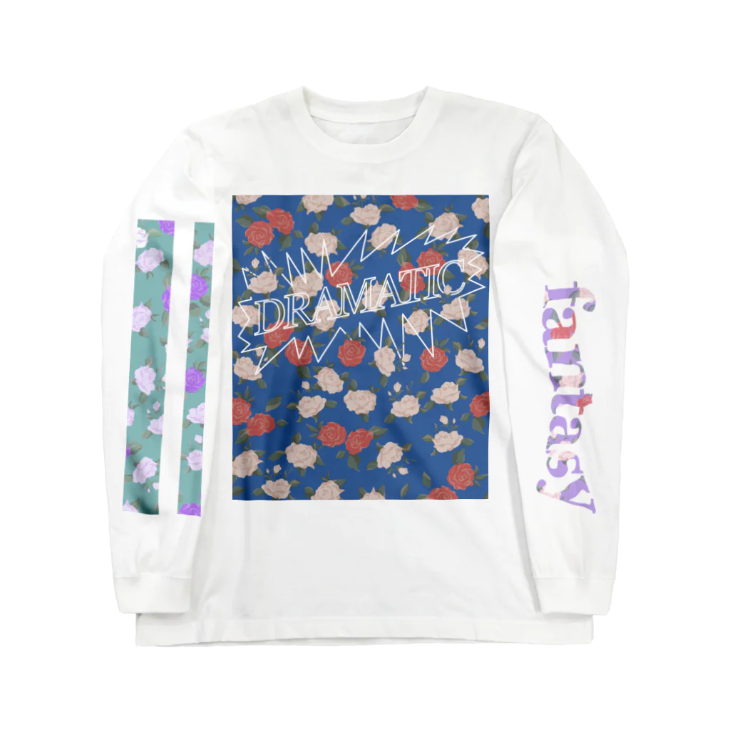 chabiのDramatic rose ！ Long Sleeve T-Shirt