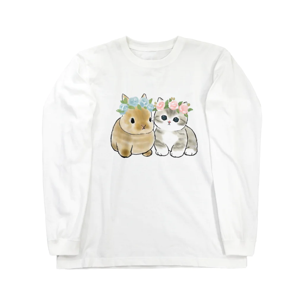 mofusandのうさにゃん ロングスリーブTシャツ