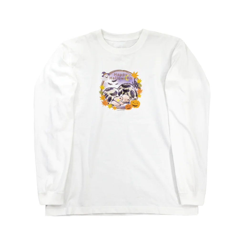 かめころんのカメもハロウィン♪ ロングスリーブTシャツ