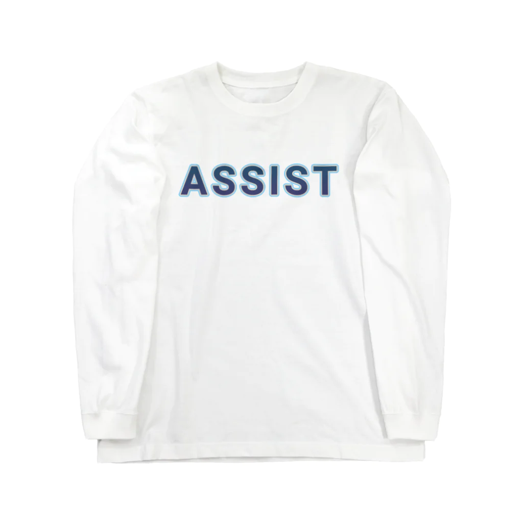 ロゴTシャツのひよこ堂のASSIST アシスト ロゴ Tシャツ  Long Sleeve T-Shirt