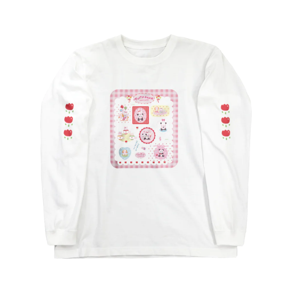 Fruits torta illustrationsのTULIP PARK ロングスリーブTシャツ