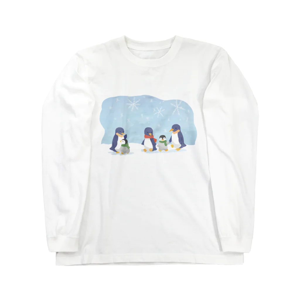 SOMALY【SUZURI店】のペンギン Long Sleeve T-Shirt