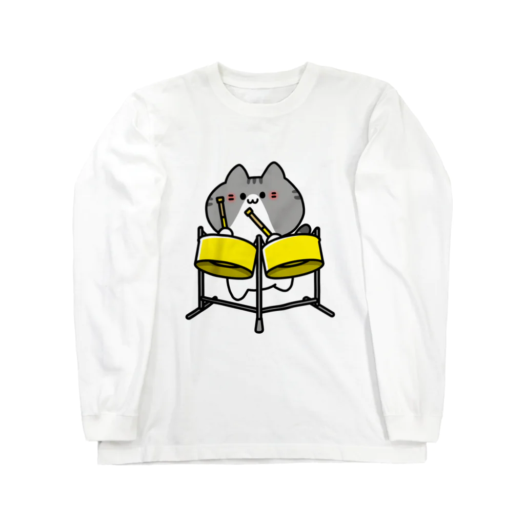  ふじねこ屋のダブルセカンドパンねこ Long Sleeve T-Shirt