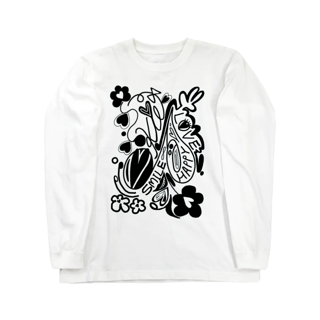 singer  kieのHappy Long Sleeve T-Shirt