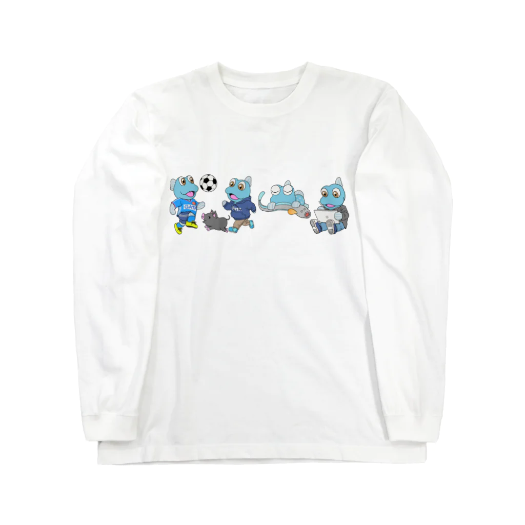 有明ガタァ商会のガタゴロウの休日 Long Sleeve T-Shirt