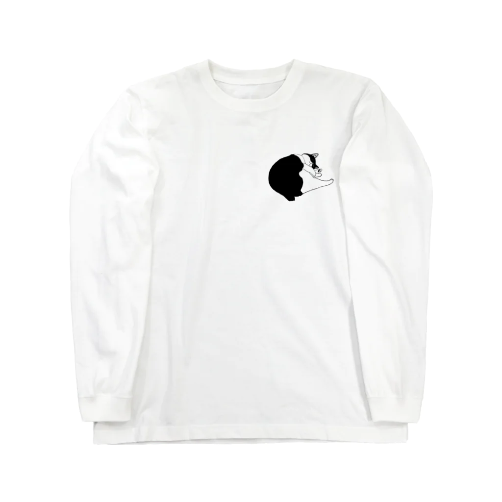 はるさめ商店のもっちりハチワレ Long Sleeve T-Shirt