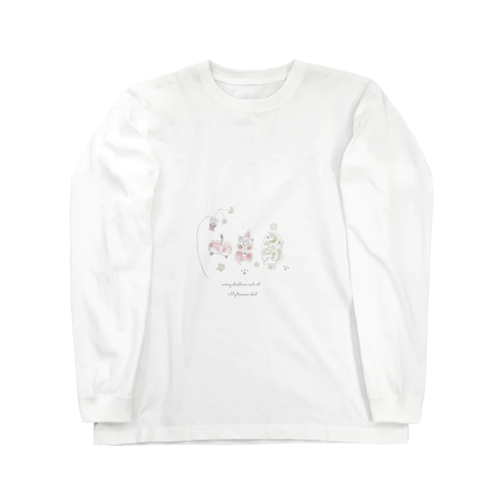 usausa catのねこさんとクリスマス Long Sleeve T-Shirt