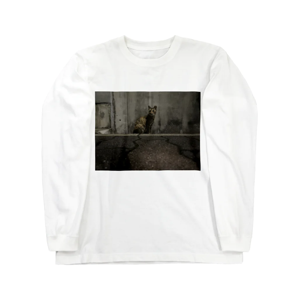 neko_00_nekoのビビり猫さん Long Sleeve T-Shirt