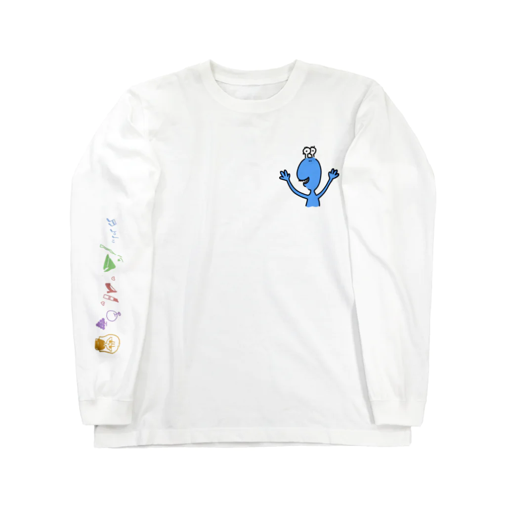 MyPrincessYurinaのYurina’s Blue Alien Long Sleeve T-Shirt