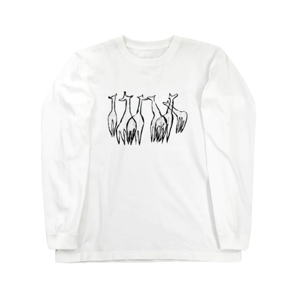 mi-sunのきりん Long Sleeve T-Shirt