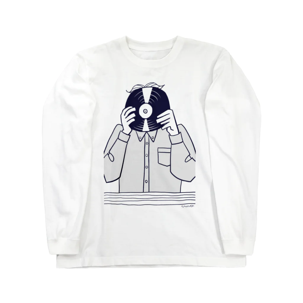 柳沢ユーヲのレコードボーイ Long Sleeve T-Shirt