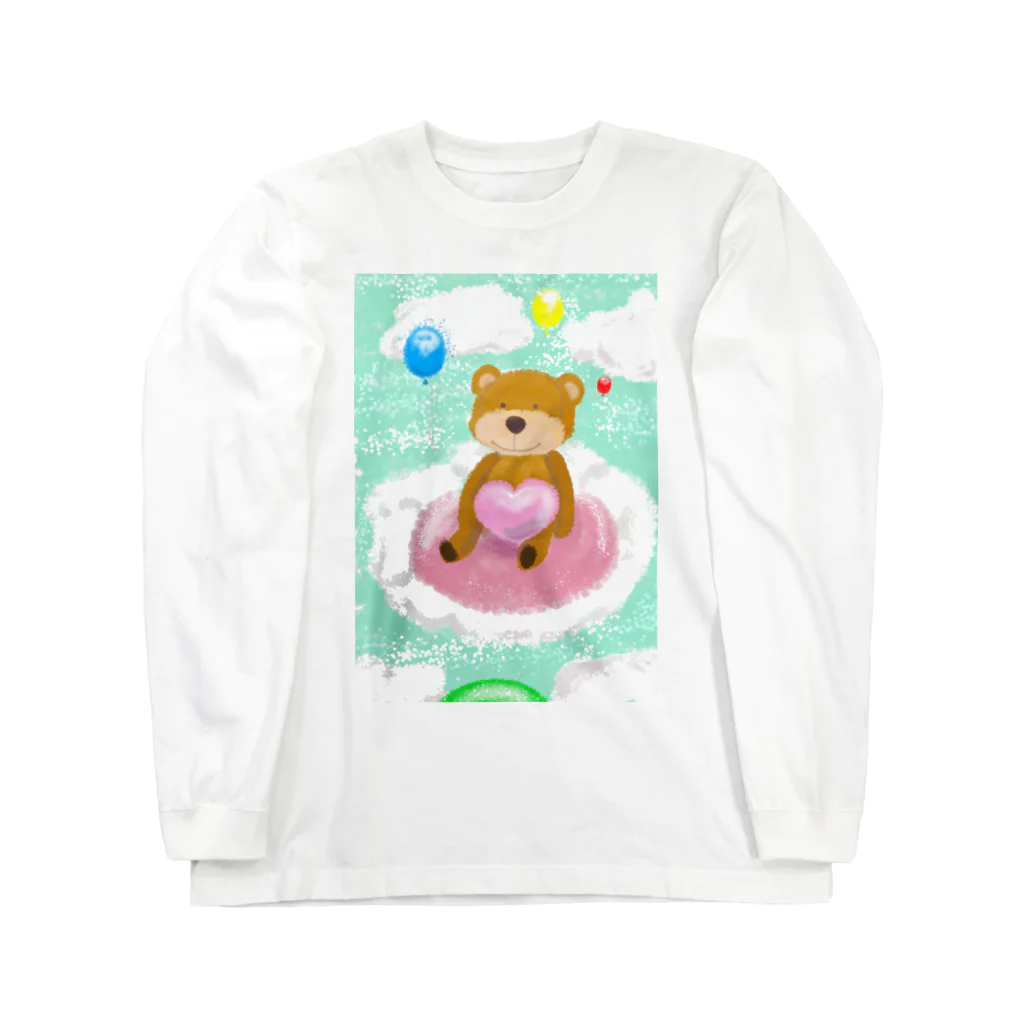 _melon_aki_のおさんぽ　テディベア  Long Sleeve T-Shirt