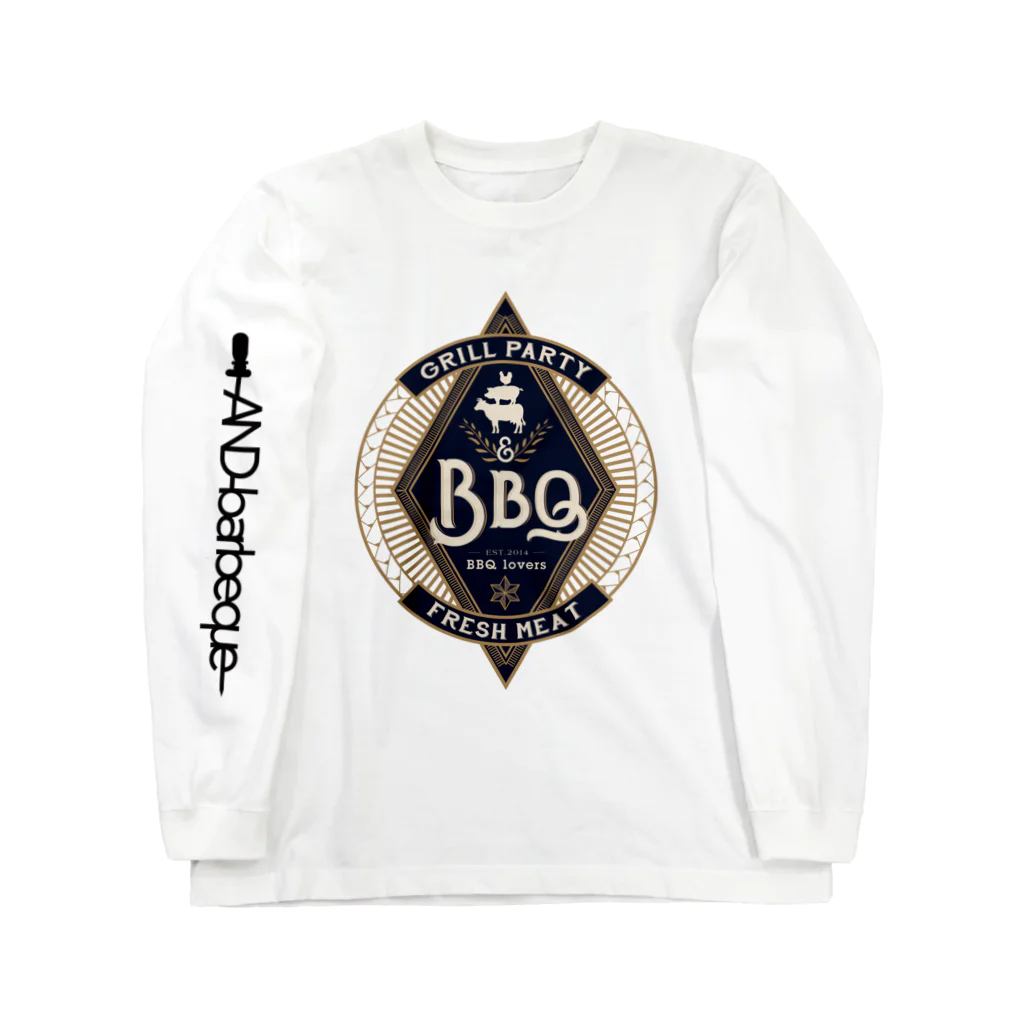 &BBQのバーベキューグッズ販売のBBQ　グリルパーティー ロングスリーブTシャツ