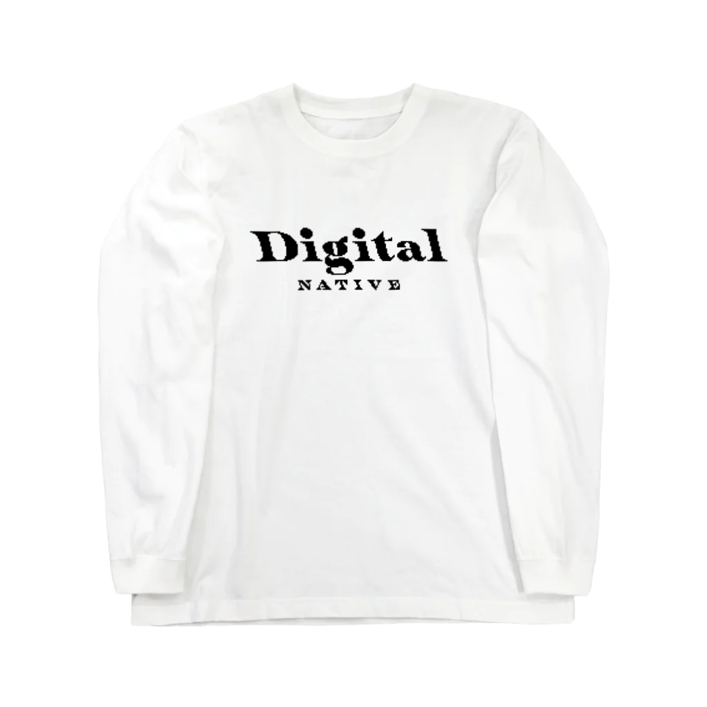 WolphTypeのビットマップデジタルネイティブ » Narukami Long Sleeve T-Shirt