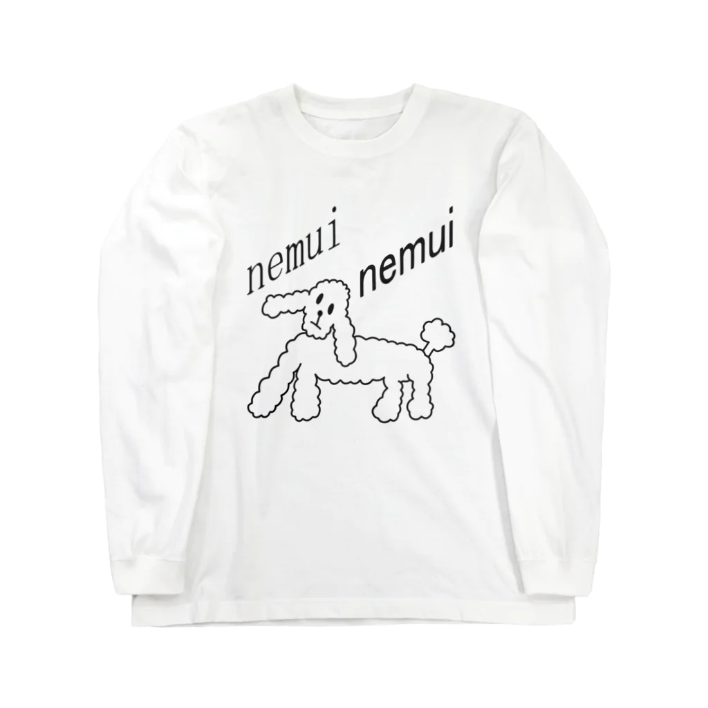 rumigreのnemuiイヌ ロングスリーブTシャツ