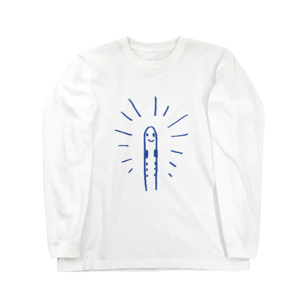 つぶあんのチンアナゴ（真正面） Long Sleeve T-Shirt