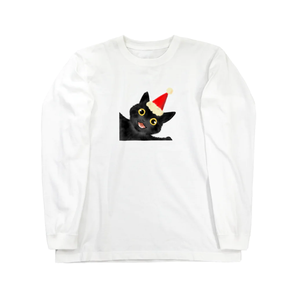 SHOP ベアたんの黒猫のやまとくん Long Sleeve T-Shirt