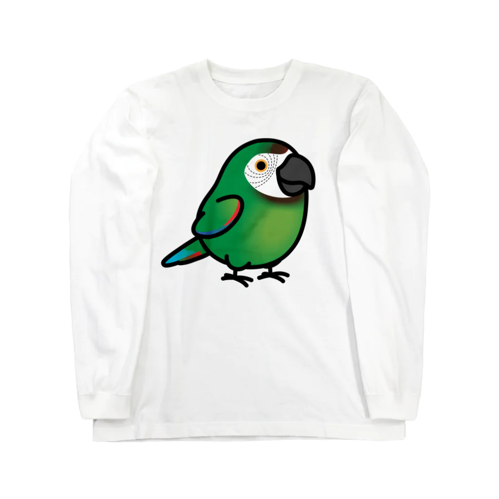 Cody the LovebirdのChubby Bird ヒメコンゴウインコ ロングスリーブTシャツ