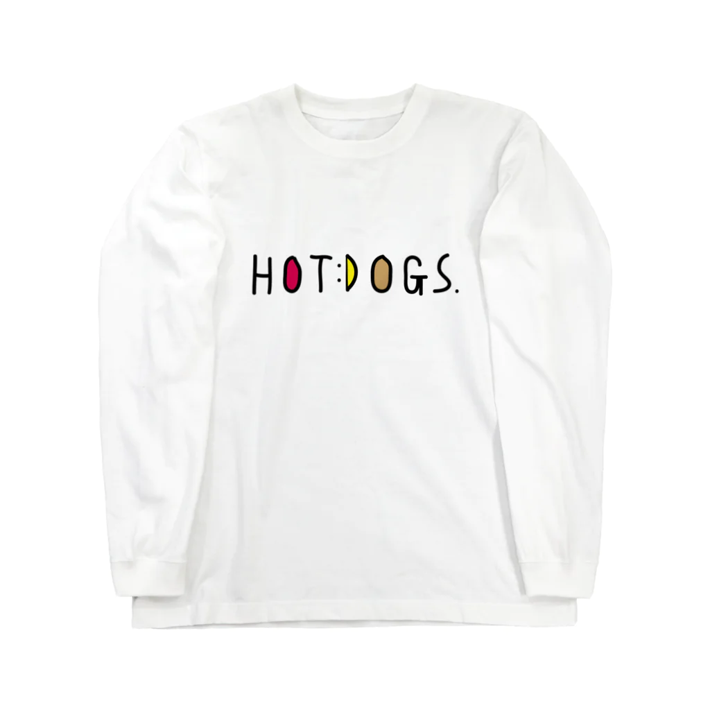 m3t(ﾓﾄﾐｯﾂ)のHOTDOGS Long Sleeve T-Shirt