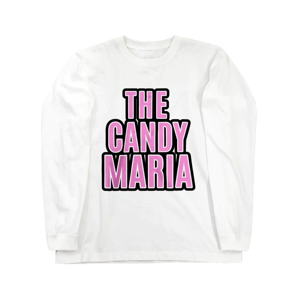 THE CANDY MARIAのBIG Pink Logo ロングスリーブTシャツ