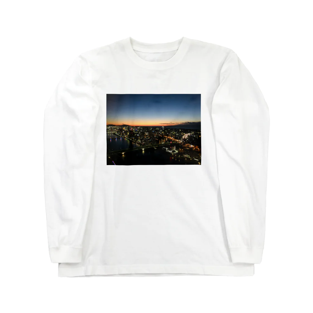 おとうふのniigata magic hour Long Sleeve T-Shirt