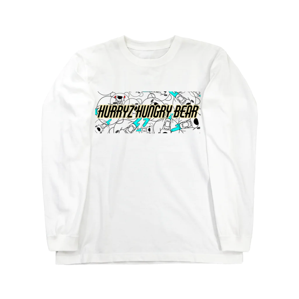 Hurryz HUNGRY BEARのHurryz HUNGRY BEAR 水彩 Long Sleeve T-Shirt