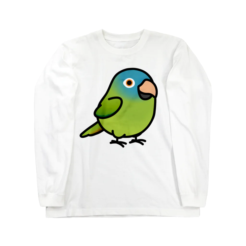 Cody the LovebirdのChubby Bird トガリオインコ Long Sleeve T-Shirt