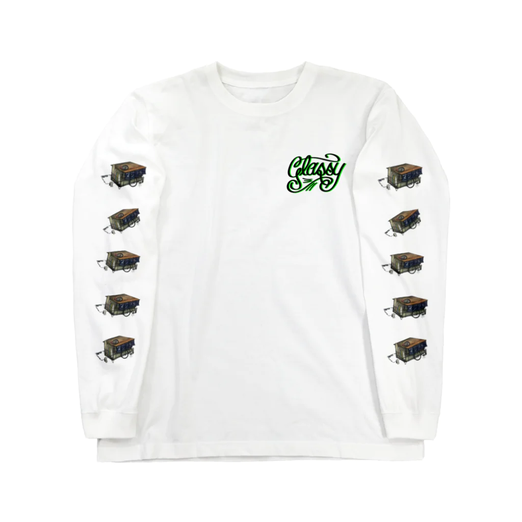 glassyのglassy × メンツル 屋台 Long Sleeve T-Shirt