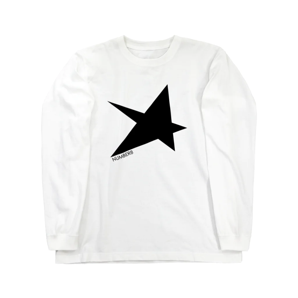 Number8（ナンバーエイト）のBIG STAR（星柄） Tシャツ Long Sleeve T-Shirt