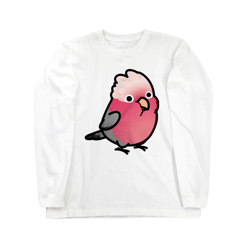 Cody the LovebirdのChubby Bird　モモイロインコ ロングスリーブTシャツ