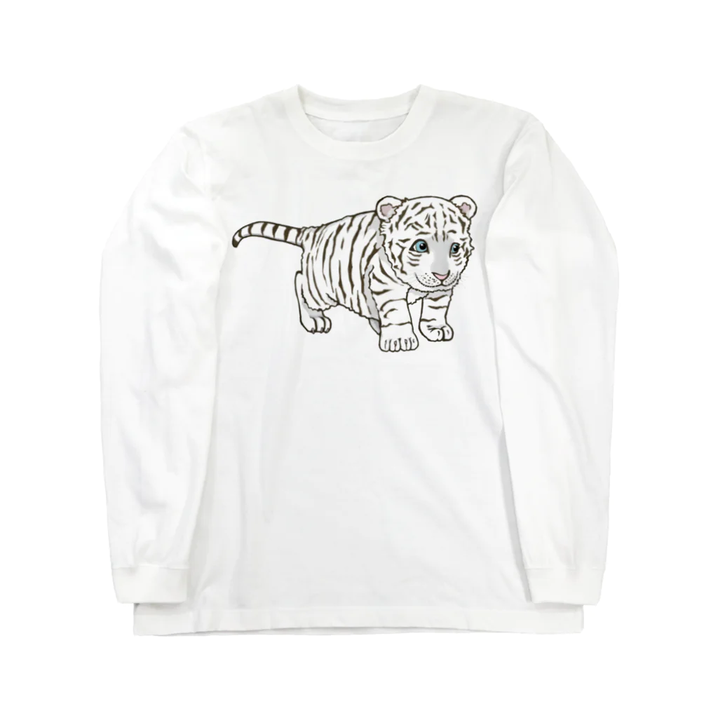 LalaHangeulの白虎の仔 Long Sleeve T-Shirt