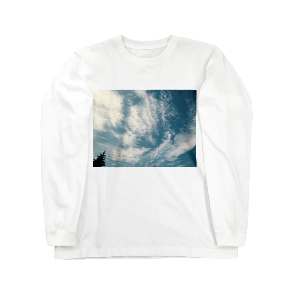 ひょうたん翠の空シリーズ・樅の木 Long Sleeve T-Shirt