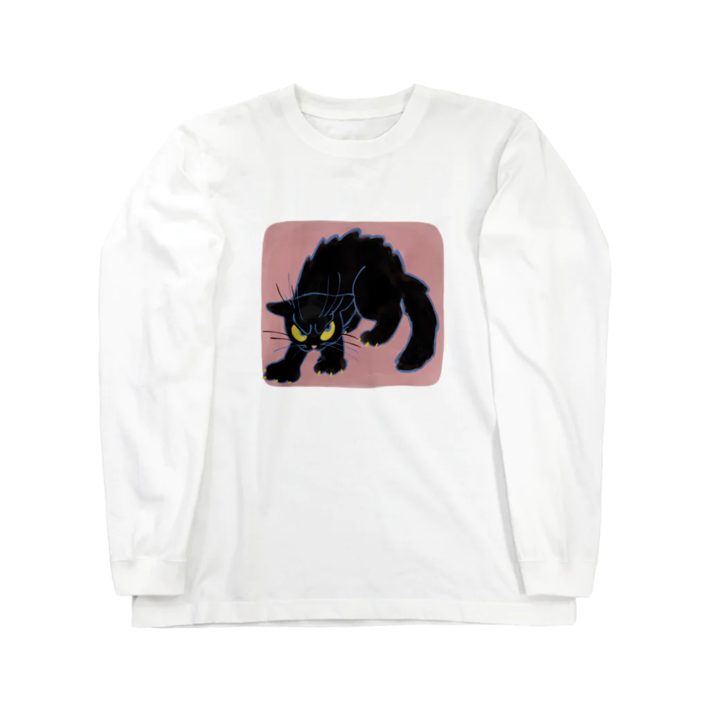 SMTRの黒猫　憤怒 Long Sleeve T-Shirt