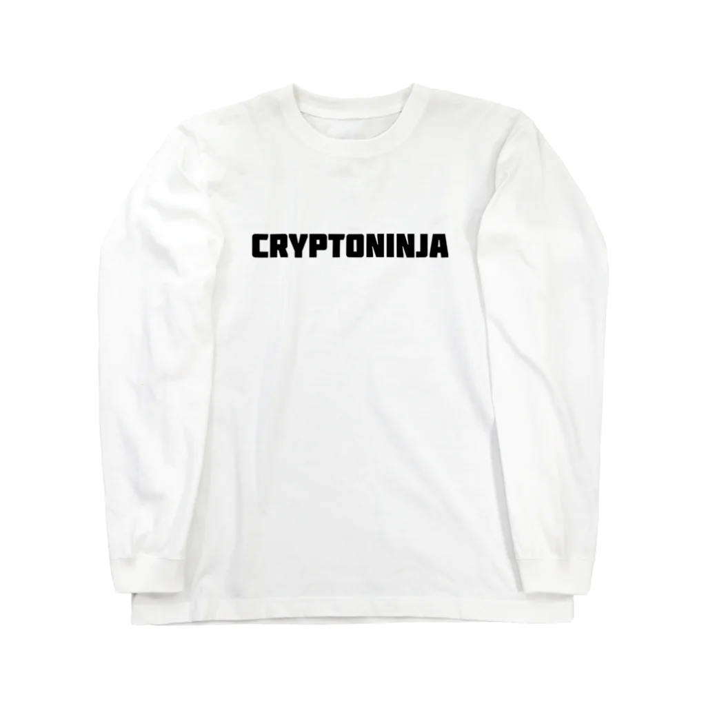 CHIKUSHOのCryptoNinja ロゴ入りTシャツ Long Sleeve T-Shirt