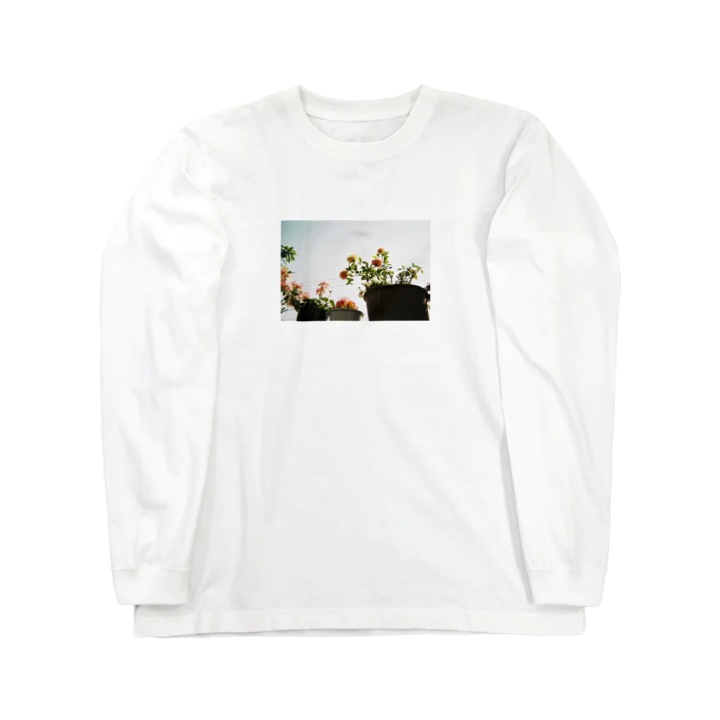 hozuruの日差しの中の花 Long Sleeve T-Shirt