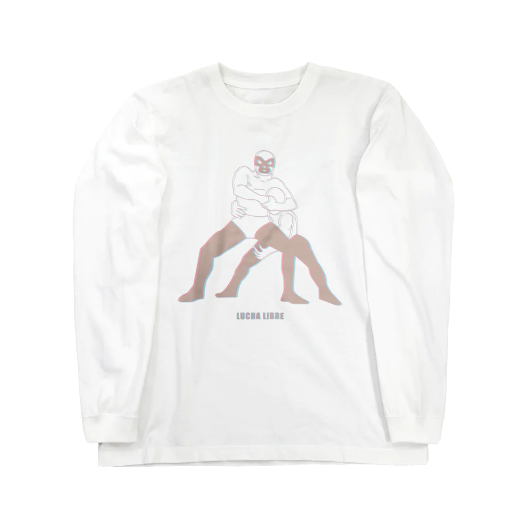 SAKAMATAのルチャ 覆面くん Long Sleeve T-Shirt