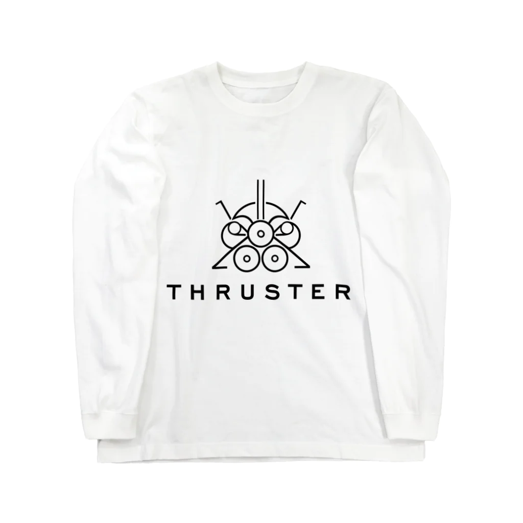 THRUSTERグッズショップのTHRUSTER(Black) ロングスリーブTシャツ