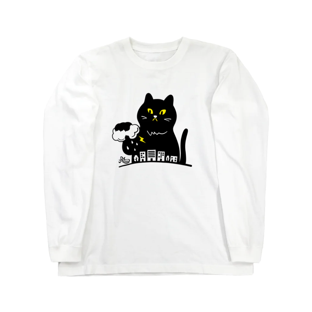 kocoon（コクーン）の嵐を招く黒猫 Long Sleeve T-Shirt