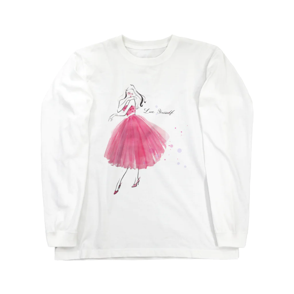 Jojo Yan | A Fashion IllustratorのBe yourself Long Sleeve T-Shirt