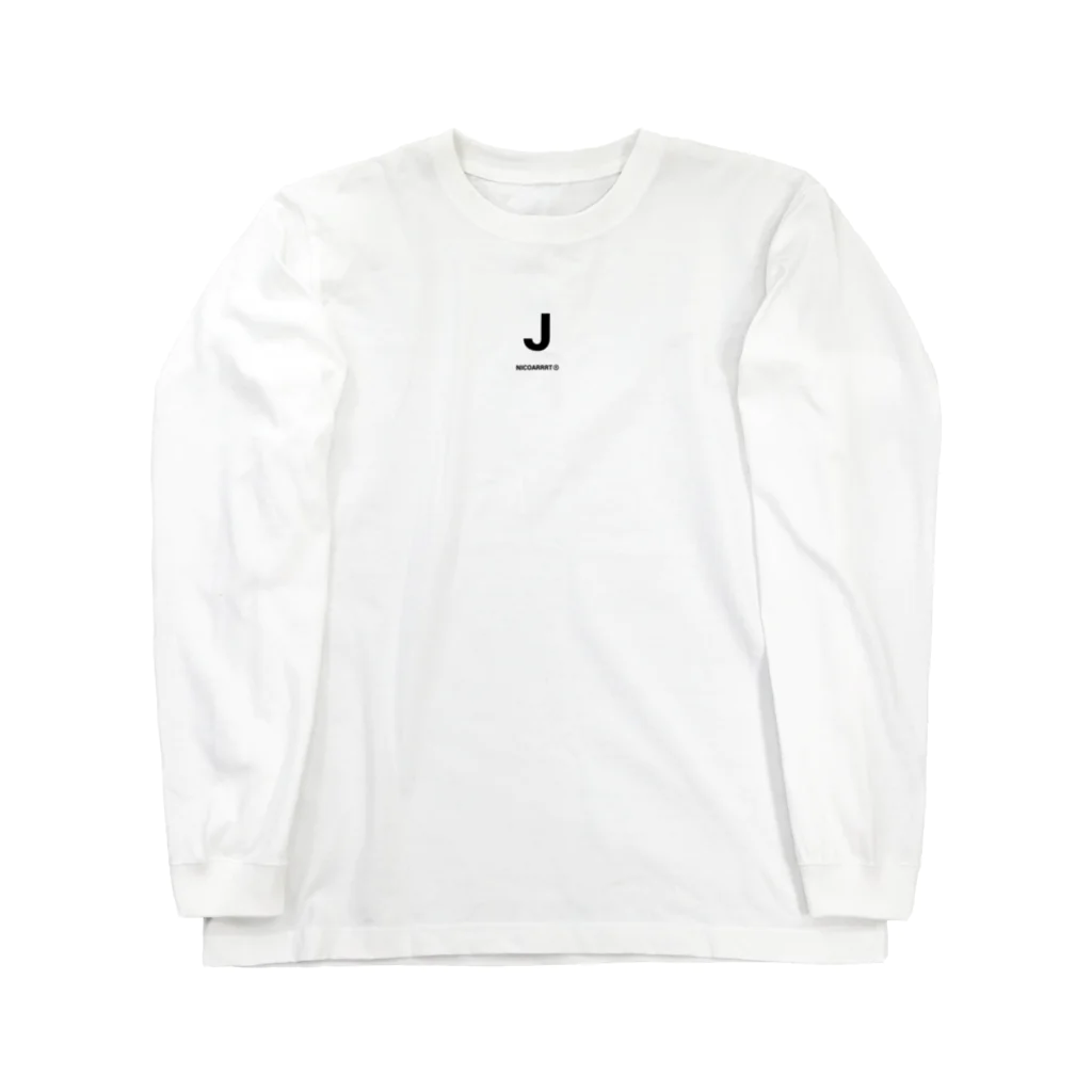 NICOARRRTのイニシャルグッズ Long Sleeve T-Shirt