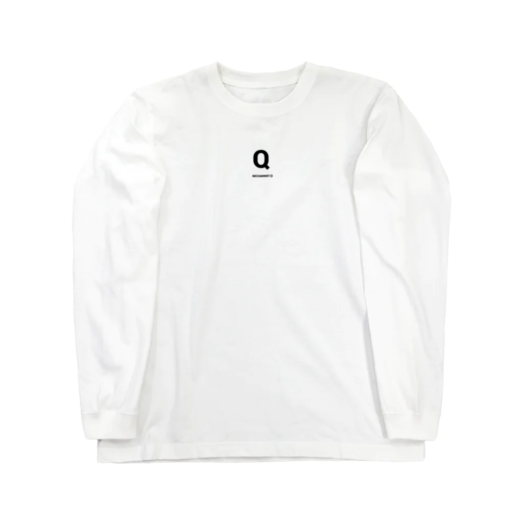 NICOARRRTのイニシャルグッズ Long Sleeve T-Shirt