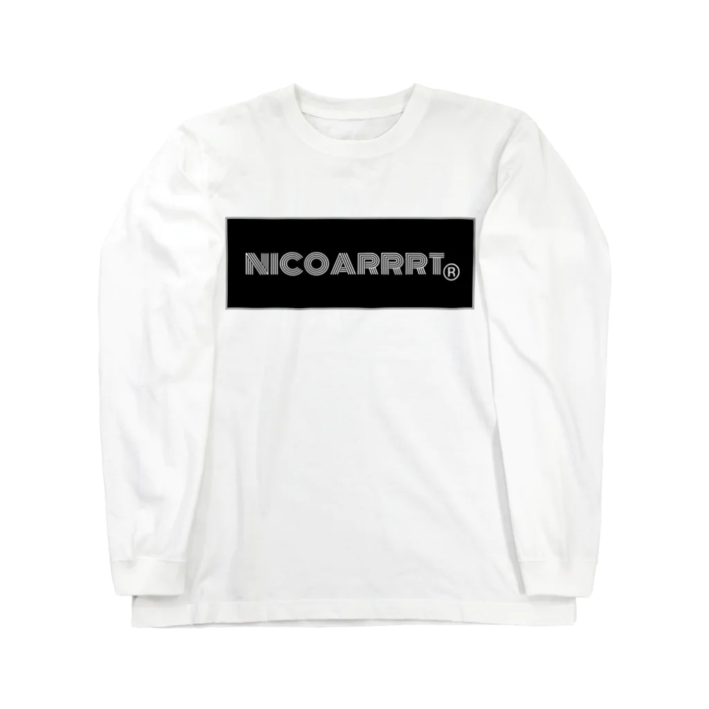 NICOARRRTのオリジナルグッズ ロングスリーブTシャツ