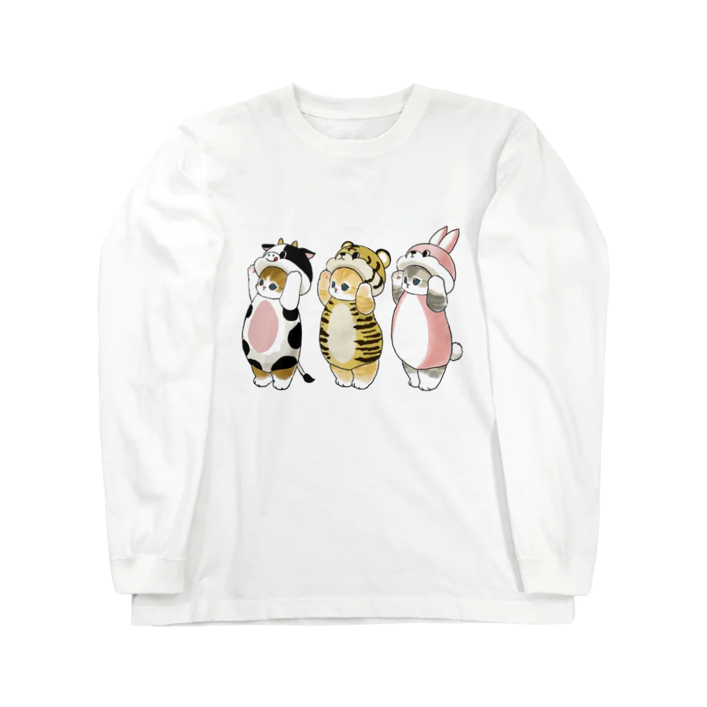 mofusandの被り物にゃん Long Sleeve T-Shirt