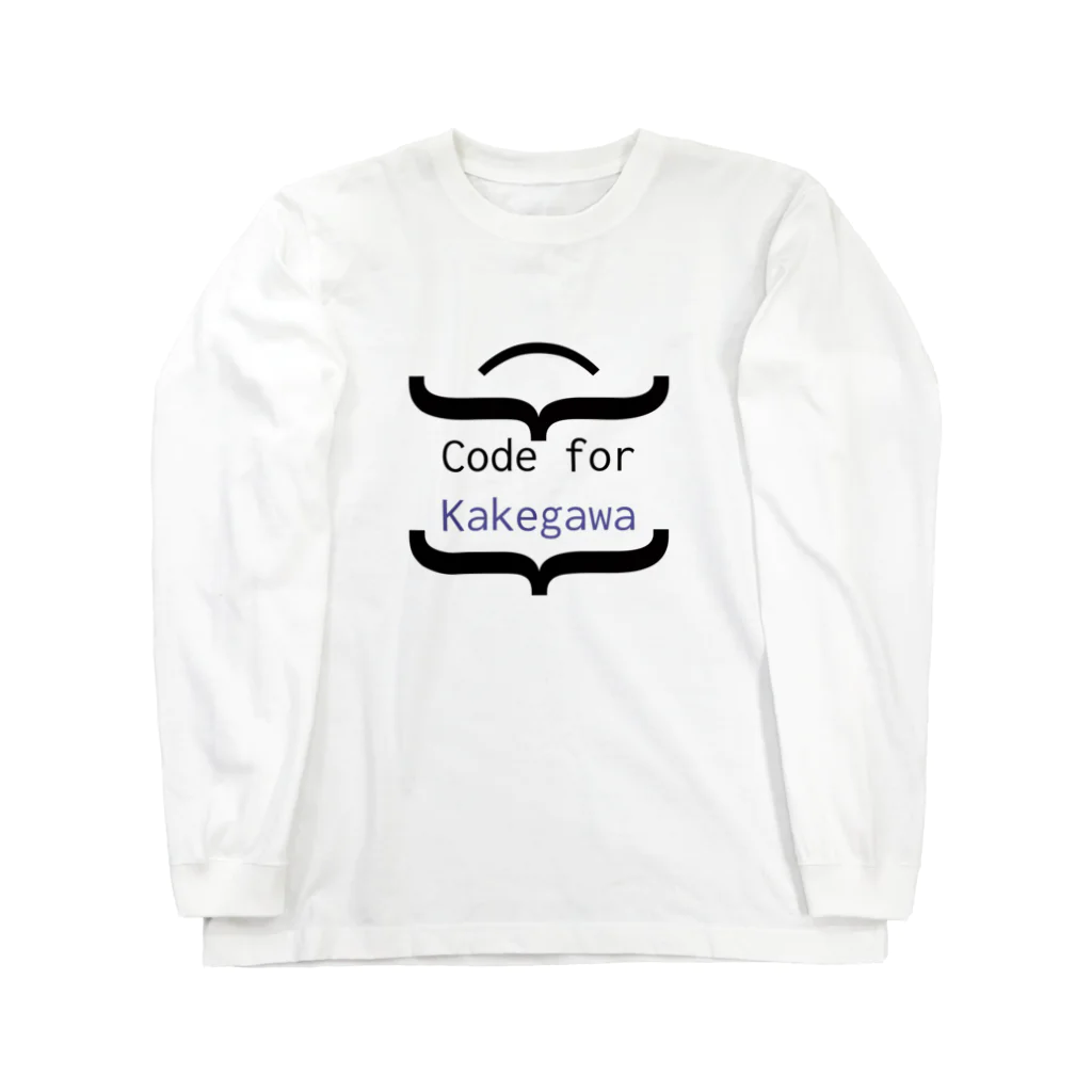 Code for Kakegawa Official ShopのCode for Kakegawa Logo Goods ロングスリーブTシャツ