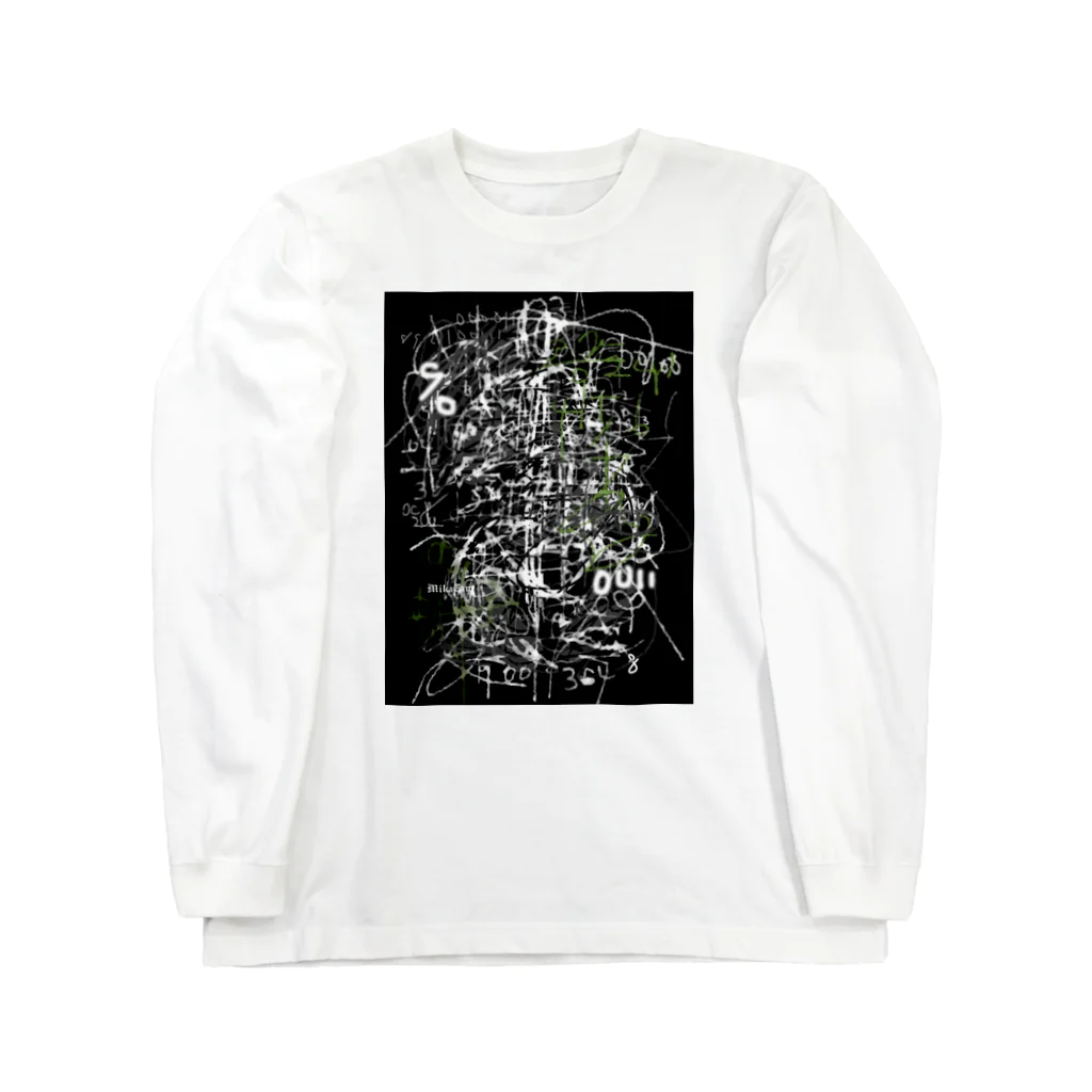 MikaTamo totally hobbyのMy animals 背景黒 Long Sleeve T-Shirt