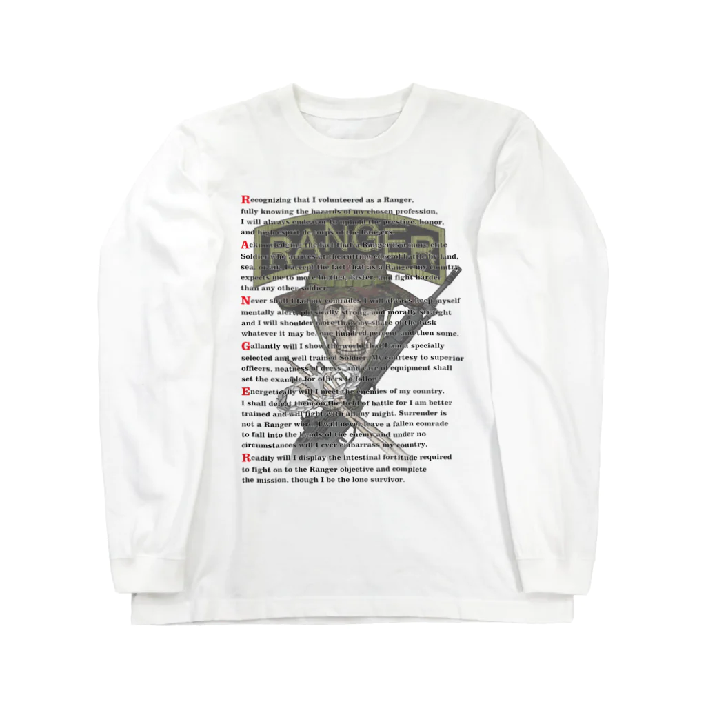 Y.T.S.D.F.Design　自衛隊関連デザインのレンジャークリード Long Sleeve T-Shirt