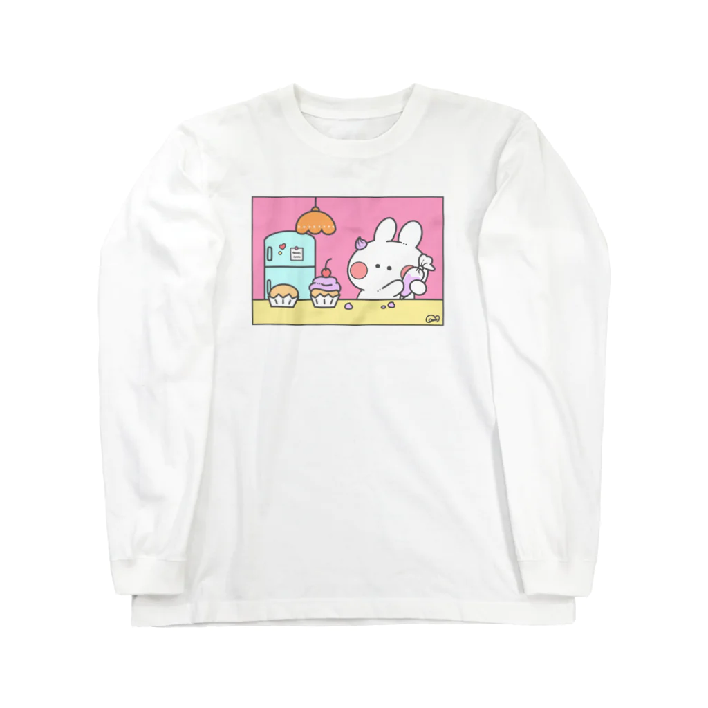 はちみつステップのmake a cake パステル Long Sleeve T-Shirt